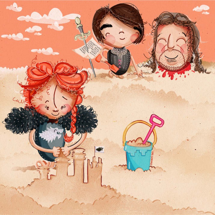 Game Of Thrones Kid-Friendly Illustrations 